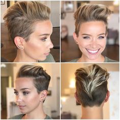 Undercut Pixie Haircut, Pixie Hairstyles, Undercut, Hair Today, Hair Dos