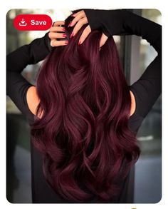 Pelo Color Vino, Cherry Cola Hair, Dark Red Hair Color, Cherry Red Hair, Wine Red Hair, Red Hair Inspo