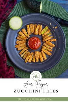 Air Fryer Zucchini Fries Sausage Air Fryer, Vegan Zucchini Fries, Air Fryer Zucchini Fries, Healthy Air Fryer Recipes, Amazing Vegetarian Recipes, Air Fryer Zucchini, Air Fryer Fried Chicken, Healthy Air Fryer, High Protein Vegetarian Recipes