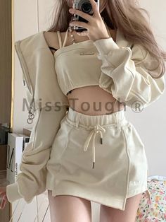 ]



Cardigan


S Bust 112cm Shoulder 71cm length 35cm Sleeve 57cm


M Bust 116cm Shoulder 72cm length 36cm Sleeve 58cm


L Bust 120cm Shoulder 73cm length 37cm Sleeve 59cm


XL Bust 124cm Shoulder 74cm length 38cm  Sleeve 60cm

 


Tank tops


S Bust 72cm  length 30cm


M Bust 76cm  length 31cm 


L Bust 80cm  length 32cm


XL Bust 84cm  length 33cm 

 








Skirt


S Waist 59CM  length 36cm


M Waist 62CM  length 37cm


L Waist 65CM  length 38cm


XL Waist 68CM  length 39cm





Please kindly note that: 


1. All sizes on the chart are for the largest external sizes of the clothes, but not your body size. 


2. Our item is Asia size, running smaller than European's or American's, please order 1-2 size up, or confirm your measurement before order. 


3. All measurements are listed in c Casual Kawaii, Mini Skirt Suit, Sheer Swimsuit, Japanese Sweet, Style Japonais, Autumn Casual, Set Women, Skirt Suit, Body Size