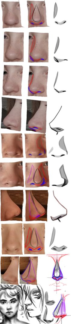 Tutorial nose Smirk Pose Reference, Black Male Hairstyles Drawing Reference, Stretching Arms Above Head Pose Reference, Head Tilt To The Side Reference, Pushing Against Wall Reference, Beanie Drawing References Front View, Nose Anime Reference, Speed Character Design, Rk Wally Darling