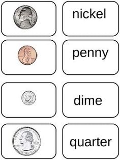 money worksheet with words and pictures for kids to practice their english speaking skills