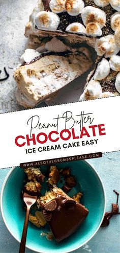 Peanut Butter Chocolate Ice Cream Cake Easy Chocolate Ice Cream Cake, Easy Ice Cream Cake