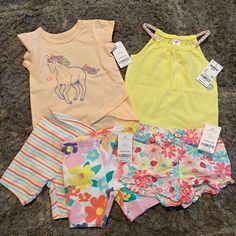 Floral Pull-On Twill Shorts 58% Cotton, 42% Viscose Twill 2-Pack Playground Shorts 93% Cotton, 7% Elastane Jersey 2-Pack Braided Tank Braided Straps Elastic At Neck Soft Jersey Glitter Horse Tulip Jersey Tee 100% Cotton Lightweight Jersey Cute Yellow Sets For Summer, Cute Yellow Summer Sets, Cute Yellow Summer Set, Playful Playwear Sets For Spring, Playful Spring Playwear Sets, Playful Spring Sets For Playdate, Playful Sets For Playdate In Spring, Playful Sleeveless Bottoms For Playtime, Yellow Sleeveless Set For Spring