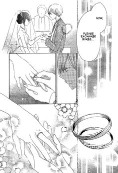 an image of a comic page with two people holding hands and one person touching the other hand