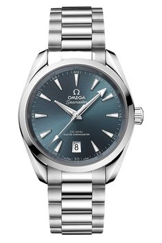 Omega Seamaster Aqua Terra 150M Co-Axial Master Chronometer 38 MM (22010382003003) Omega Seamaster Aqua Terra, Watch Ideas, Watch Winders, Omega Seamaster Diver, Seamaster Aqua Terra, Aqua Terra, New Rolex, Sea Dweller, Olympic Athletes