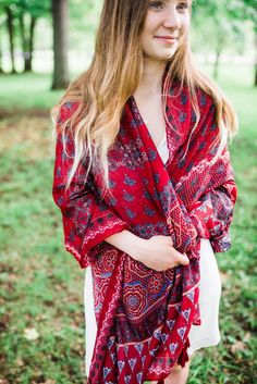 Red and Tan Paisley Scarf – WAR Chest Boutique Red Bohemian Pashmina Shawl, Traditional Red Scarves For Fall, Red Bohemian Scarves For Summer, Red Bohemian Summer Scarves, Red Shawl Scarves For Fall, Red Bohemian Scarf For Summer, Bohemian Paisley Print Scarves For Fall, Bohemian Paisley Print Scarf For Fall, Red Paisley Print Pashmina Shawl