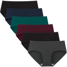 Innersy Women's underwear packs are just what you need to help you stay comfy and refresh all day long. These hipster underwear for women are made of cotton spandex fabric for more breathable fit and ensure you are fully covered. 100% double layered cotton crotch brings more breathability for your private area. Thin flat stretchy waistband provides a stylish look and offer smooth appearance for no show purpose. As always, our women's hipster panties are tag-free to keep you away from skin irrita Cheap Designer Bags, Dark Vintage, Period Panties, Low Rise Jeans, Model Pictures, 6 Pack, Spandex Fabric, Winter Collection, Lingerie Set