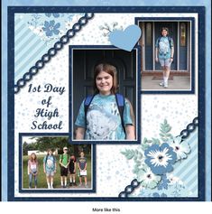 3 Picture Scrapbook Layout Ideas, Family Scrapbook Layouts Ideas, Scrapbook Ideas Simple Photo Layouts, Design For Scrapbook Ideas, Two Page Scrapbook Layouts, Scrapbook Ideas Layouts, Scrapbook Layout Ideas