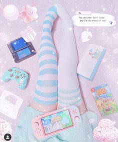 Gamer Aesthetic Outfit, Diy Nintendo, Kawaii Rooms, Gamer Aesthetic, Cute Headphones, Sailor Moon Aesthetic, Colorful Aesthetic, Pastel Outfit