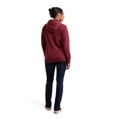 Ultra soft and comfortable, Ariat Hoodies are perfect for wherever you might take them. This one comes with a logo graphic down the sleeve. Ariat Logo Hoodie | Women's Logo Hoodie in Zinfandel, Size: Small by Ariat Ariat Logo, Zinfandel, Cozy Hoodie, All Colors, Logo Graphic, Cold Day, Fleece Hoodie, Fleece Fabric, Women's Style