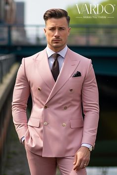 >>ORIGINAL ARTWORK AND CONTENT, PLEASE DO NOT COPY<< Men Suits, Suits For Man, Wedding & Formal Events Light Pink Double Breasted Suit for Men - Premium Quality, Formal Attire, Formal piece Wedding Suit, Double Breasted, Formal Fashion Slim Fit Suit. Elevate your style with our sophisticated light pink double-breasted suit for men, perfect for weddings and formal occasions. This timeless ensemble combines classic charm with a modern twist, ensuring you make a lasting impression. Crafted with meticulous attention to detail, this high-quality men's suit exudes confidence and refinement. Its light pink hue adds a touch of uniqueness to your ensemble, while the double-breasted design lends an air of sophistication. 👔 Key Features: Premium quality construction for lasting comfort Classic doubl Tailored Pink Double Breasted Suit For Formal Occasions, Tailored Pink Double Breasted Suit For Business, Pink Fitted Double Breasted Business Suit, Tailored Pink Double Breasted Suit With Suit Collar, Elegant Fitted Pink Double Breasted Suit, Vardo Suits, Pink Tailored Double Breasted Suit With Suit Collar, Tailored Pink Double Breasted Business Suit, Pink Tailored Three-piece Suit For Wedding