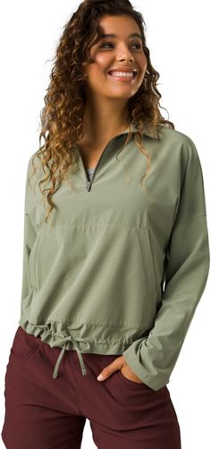 Whether you pair it with shorts for a casual hike or jeans for a day on the town  the women's prAna Railay pullover offers a mix of comfort and functionality that make it a go-to wardrobe staple. Henley Shirt Women, Women's Henley, Duster Jacket, Rei Co-op, Inspiration Board, Womens Tunics, Long Shirt, Henley Shirts, Bra Women