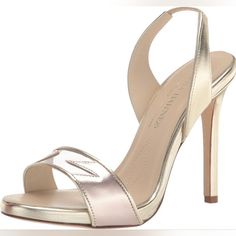 Tiannia Barnes Women's Rose Gold Giselle Slingback Heeled Sandal Size 41 Nappa Leather Lining With Nappa Leather Sole And Polyvinyl Chloride Insert Open Toe Sling Back With Vamp Made In Italy 4.0 Inch Heel Dust Bag Included With Box. Water Resistant, Dry Immediately With Cloth Description Be Prepared To Step Out On The Town Feeling Sexy, Bold, And Strong With Giselle’s Luxury Open-Toe Slingback High Heels. Giselle Is A Luxe Iconic Statement Maker. This Open-Toe Sling Back Is Perfect For Any Occa White Jordan Shoes, Orange Basketball Shoes, Box Water, Women Rising, Polyvinyl Chloride, Heeled Sandal, Slingback Heel, Open Toe Sandals, Sling Back