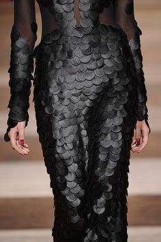 Scale Dress, Futuristic Fashion, Fish Scales, Los Angeles Area, Back In Time, Fashion Details, Couture Fashion, Scales, Runway Fashion