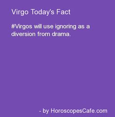 a purple background with the words virgo today's fact