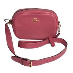 Coach Letter Jamie Pebble Leather Shoulder Bag Rouge, Mauve, Pink, Gold Trim New With Tags, Never Used Zipper Closure Outside Slip Pocket Inside Has An Open Slip Pocket Adjust Strap Shoulder Strap Measures Approx 17.25-24.5 Inches Long Measures Approx 10 X 6 X 3 Inches Leather, Sexy, Gift, Anniversary Gift, Gift For Her, Mother’s Day Gift, Timeless, Purse, Camera Bag Style Number 10011153jax Formal Pebbled Leather Bag With Adjustable Strap, Luxury Pebbled Leather Bag With Adjustable Strap, Coach Pebbled Leather Bag With Adjustable Strap, Coach Leather Pouch Bag, Luxury Coach Pebbled Leather Shoulder Bag, Coach Crossbody Bag In Textured Leather, Coach Crossbody Bag With Textured Leather, Coach Textured Leather Rectangular Bags, Luxury Pink Pebbled Leather Bag