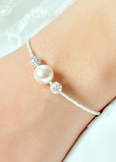 Svarowski Jewelry, Boho Wedding Bracelet, Bridal Bracelet Pearl, Costume Jewelry Rings, Bracelet Pearl, Bridal Bracelet, Bride Jewellery, Girly Jewelry