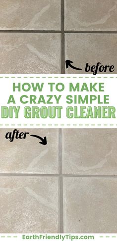 how to make a crazy simple diy grout cleaner