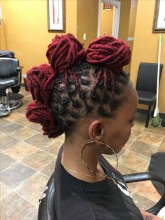 Loc Low Bun, Low Bun Styles, Loc Buns, Loc Bun, 2024 Meals, Short Loc Styles, Natural Hair Weaves, Mohawk Styles