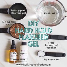 I'm sharing my hard hold flaxseed gel recipe which gives me super soft and defined curls! If you’re tired of dry, frizzy curls, let me introduce you to flaxseed gel. This homemade gel works wonders for curly girls, creating the soft, long-lasting, and frizz-free curls you’ve always wanted without harmful chemicals, dryness, or the yucky flakes regular gel leaves behind. Are you ready to learn how to create beautiful curls the natural way? Read on! Flax Gel, Diy Flaxseed Gel, Flaxseed Gel Recipe, Homemade Hair Gel, Hair Gel Recipe, Diy Hair Spray, Frizzy Curls, Flaxseed Gel, Pure Aloe Vera Gel