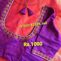 1500 Range Aari Blouse, 800 Rs Aari Blouse Design, 1000 To 1500 Range Aari Work Blouses, Aari Blouse Design, Ali Ansari, Checks Saree