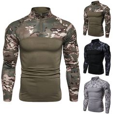 Season:Fall,Spring; Fabric:Polyester; Sleeve Length:Long Sleeve; Gender:Men's; Activity:Combat,Training,Hunting; Function:Sweat-Wicking,Soft,Breathable,Quick Dry; Pattern:Camo / Camouflage; Sports Clothing Sub Category:Combat Shirt,Camo Shirt; Listing Date:03/17/2021; Bust:; Height:; Weight (kg): Vetements Shirt, Tactical T Shirts, Wetsuit Men, Camouflage T Shirts, Tactical Shirt, Combat Shirt, Military Tactical, Style Sportif, Camo Shirts