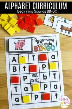 the beginning sound and letter recognition game for alphabets