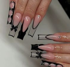 Long Square Acrylic Nails, Nail Swag, Square Acrylic Nails