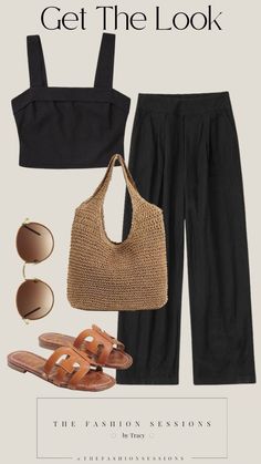 Ombre Sunglasses, Look Boho Chic, Skandinavian Fashion, Jute Bag, Summer Capsule Wardrobe, Brown Flats, Brown Ombre, Minimal Chic, Mode Inspo