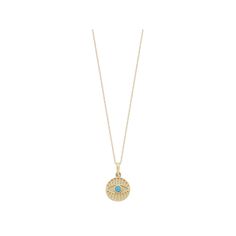 Accent your unique style with this Au Naturale 14k gold evil eye pendant necklace. Accent your unique style with this Au Naturale 14k gold evil eye pendant necklace. Length: 0.4 in. Chain length: 18 in. Chain type: rope Nickel free Metal: 14k gold Finish: polished Packaging: boxed Size: 18". Color: Yellow. Gender: female. Age Group: adult. Yellow Gold Evil Eye Round Pendant Necklace, 14k Gold Evil Eye Amulet Necklace, 14k Gold Evil Eye Necklace With Round Pendant, Eye Pendant Necklace, Au Naturale, Eye Pendant, Evil Eye Pendant, Necklace Length, Chain Lengths