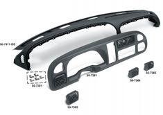 the front bumper cover and dash board assembly