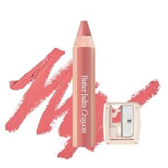 CLIO Butter Balm Crayon, 2-in-1 Lip and Cheek Tint, Buildable Lightweight Cream Blush, Crayon Lipstick Makeup (006 BREEZE APPLE, One Size) Crayon Lipstick, Cheek Tint, Cream Blush, Lipstick Makeup, Crayon, The Balm, Butter, Blush, Lips