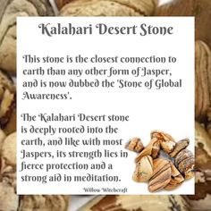 there is a sign that says kalabaari desert stone in front of some breads