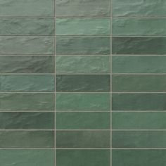 a green tile wall that is very close to the ground