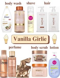 Vanilla scent profile    #howtosmelllike #vanilla #vanillagirl #vanillascent #vanillaproducts #thatgirl #itgirl #everythingshower #washday #perfume #bodywash #haircare #selfcare #selflove #vanillaicecream #dove #treehut #bodyscrub #native #eos #howtosmelllikevanilla Vanilla Scent Aesthetic, Vanilla Scented Products, Vanilla Scent Combo, Vanilla Body Care, Eos Vanilla, Eos Lotion, Scent Profiles, Airport Outfits, Vanilla Scent