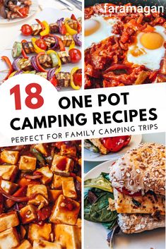 Camping food doesn't need to be boring but it can be quick, cheap & easy thanks to these one pot camping recipes! One pot camping meals are the easiest way to cook outdoors with minimal kit & washing up! These 18 recipes include ideas the whole family will love! #campingfood #onepotcampingrecipes #campingrecipes Campervan Meals, Van Meals, Camping Appetizers, Vegetarian Camping, Van Hippie, Camp Meals, Rv Cooking