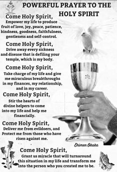 Prayer For Holy Spirit, Catholic Prayer For Protection, Prayer To The Holy Spirit, Come Holy Spirit, Prayer Strategies, Reiki Training, Prayer For Guidance