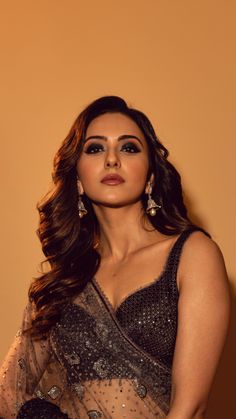 Download wallpaper 2160x3840 rakul preet, black saree, actress, 2024, 2160p, sony xperia z5 premium dual, 2160x3840 hd background, 31209 Saree Actress, 2160x3840 Wallpaper, Rakul Preet, Black Saree