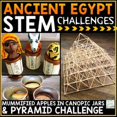 Ancient Egypt STEM Challenges Ancient Egypt Lessons, Ancient Egypt Activities, Egypt Lessons, Ancient Egypt Unit, Egypt Activities, Ancient Egypt Projects, Egypt Crafts, Egypt Project, Stem Students