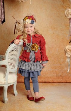 Stella cranberry, Lace top grey, Tutu slate, Slate legs, Gray belt! Lace headband Layering Inspiration, Chic Kids, Basic Leggings, Kids Styles, Children's Fashion, Golden Child, Tiny Humans, Knitting For Kids