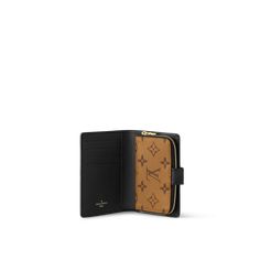 LOUIS VUITTON® - Juliette Wallet - Monogram Monogram Reverse Luxury Monogram Canvas Wallet With Card Slots, Reverse Canvas, Louis Vuitton Official Website, Space Efficient, Compact Wallet, Louis Vuitton Official, Travel Jewelry, Color Dorado, Fashion Books