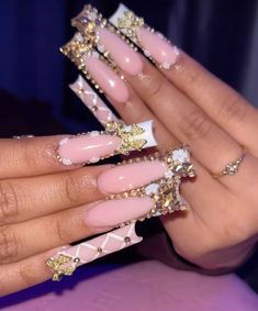 Fye Nails, Tattoos For Black Skin, Basic Nails, Pretty Gel Nails, Nail Sets, Long Acrylic