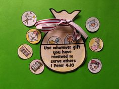 an ornament that says use whatever gift you have received to serve others i peter 4 10