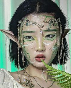 Glittery Eyeshadow, Fairy Garden Ideas, High Fashion Makeup, Character Makeup, Whimsical Fairy, Full Face Makeup, One Year Ago