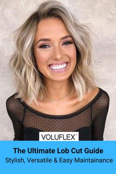 The lob cut, short for "long bob," has taken the world of hairstyling by storm in recent years. With its chic, versatile, and low-maintenance appeal, it's no wonder the lob has become a go-to choice for many. It's stylish, versatile and easy to maintain. #fallhair #bobcut #lobcut #hairstyles Blond Hairstyles, Mid Length Blonde, Medium Blonde Hair, Blonde Hairstyles, Medium Blonde, Midlength Haircuts, Shoulder Length Hair Cuts, Penteado Cabelo Curto, Brown Blonde Hair