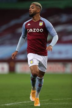 a soccer player in action on the field