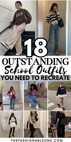 Looking for school outfits, these cute school outfits are the best. We've got a bunch of school fits and school outfit ideas that you'll love. From school outfits comfy to school fits highschool classy, you'll be satisfied with our casual school fits. Get your school Outfits Inspiration NOW! For School Outfits