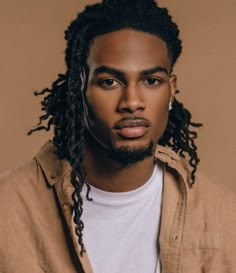 Cool Black Male Hairstyles, Earthy Black Man Aesthetic, Black Anime Guy Dreads, Earthy Black Men Aesthetic, Black Male Photoshoot, Male Dreadlocks, Black Men With Dreads, Fine Black Males, Dreadheads Men Black