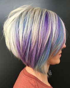 Stacked Bob Haircuts, Stacked Bob, Hairstyles For Women Over 50, Multicolored Hair, Hairstyle Women, Trendy Hair, Trending Hairstyles